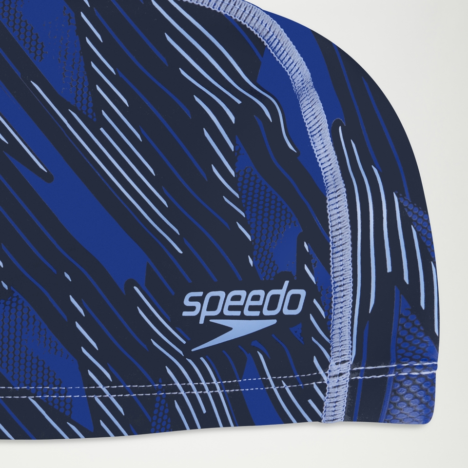 Boom Ultra Pace Badekappe für Erwachsene Marineblau/Blau