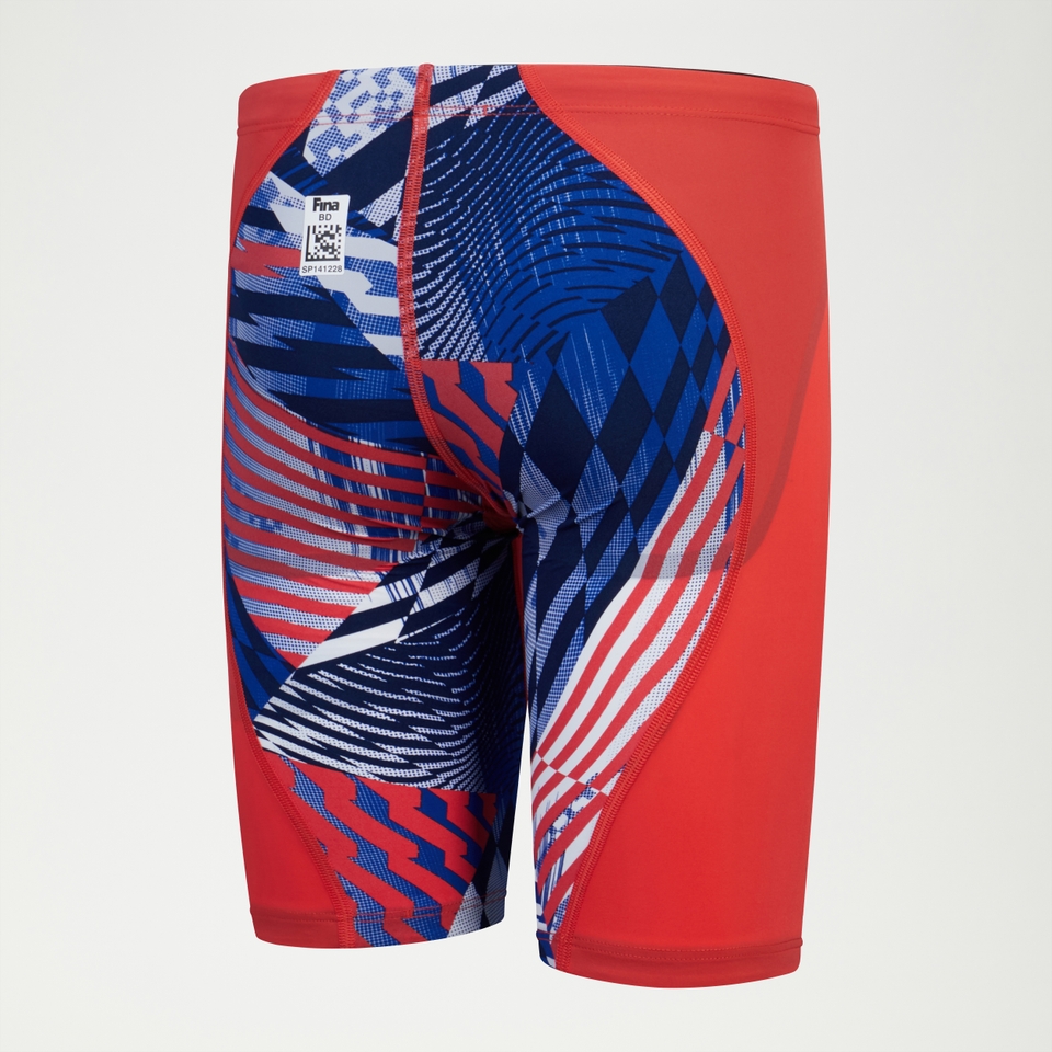 Combinaison partielle Garçon Fastskin Junior LZR Ignite Rouge/Bleu/Blanc