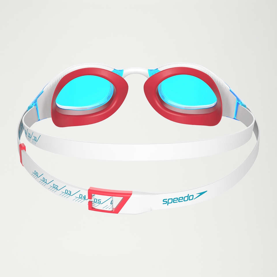 Fastskin Hyper Elite Schwimmbrille für Erwachsene Weiß/Blau/Rot