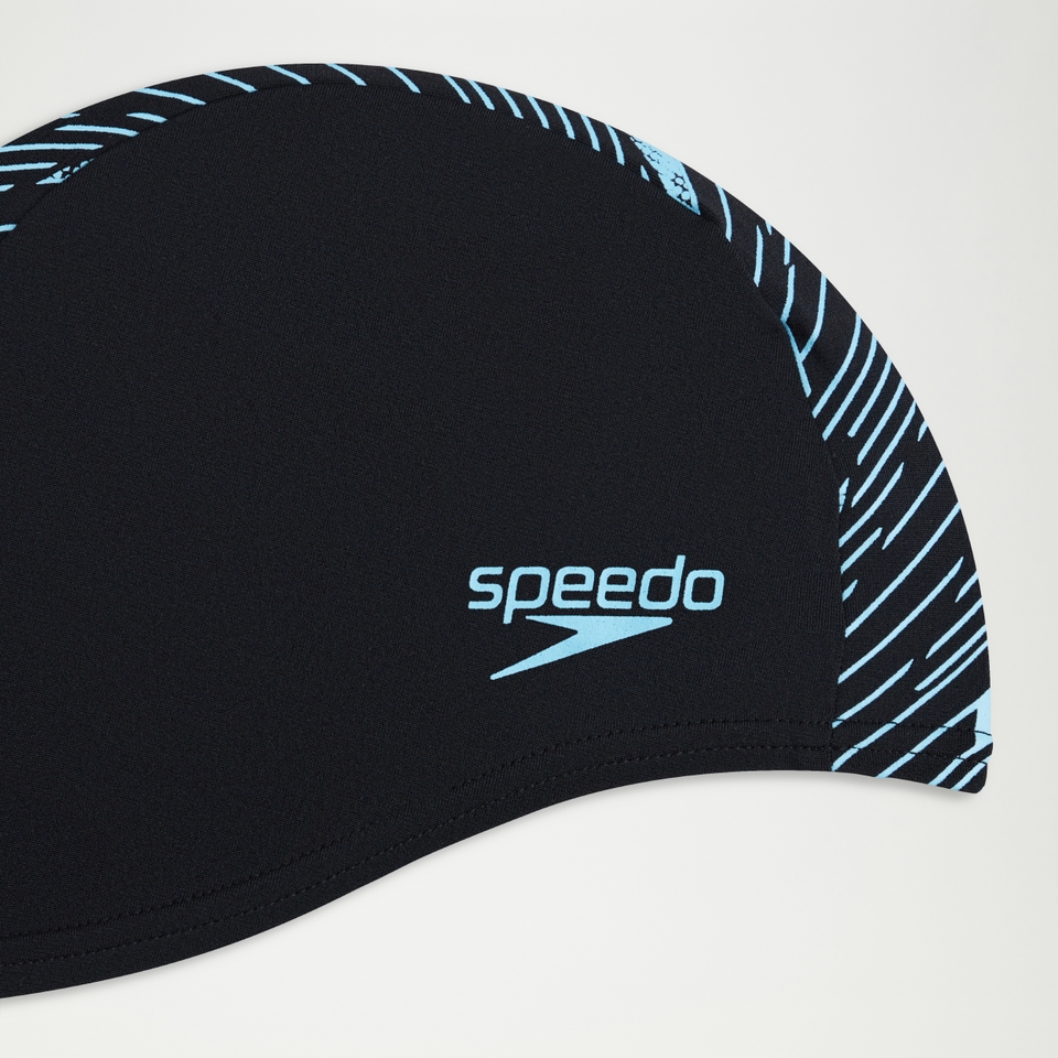 Boom Endurance + Badekappe für Erwachsene Schwarz/Blau