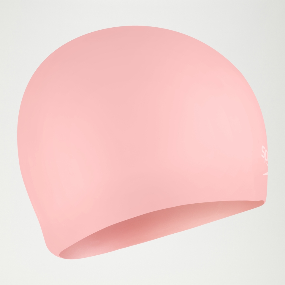 Adult Plain Moulded Silicone Cap Coral