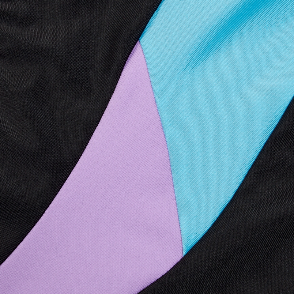 Maillot de bain Femme Colourblock Splice Muscleback noir/violet