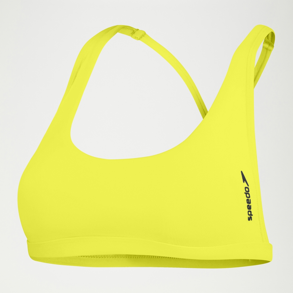 Grünes FLU3NTE Solid Convertible Bikinioberteil