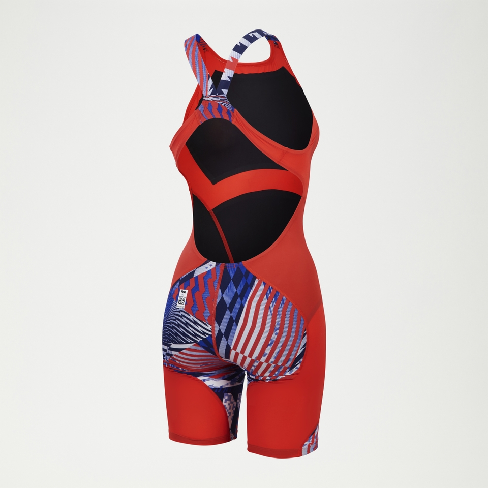 Fastskin LZR Ignite Schwimmanzug für Damen Rot/Blau/Weiß