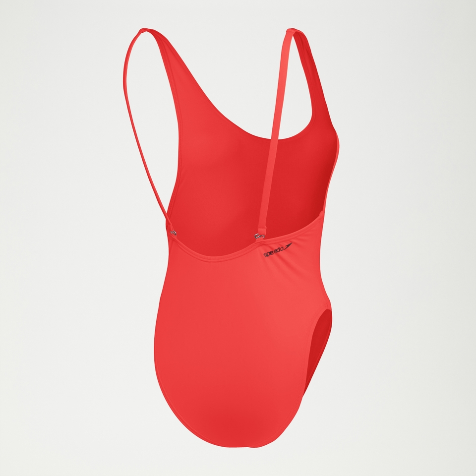 Monopièce convertible FLU3NTE couleur unie pour femmes, rouge