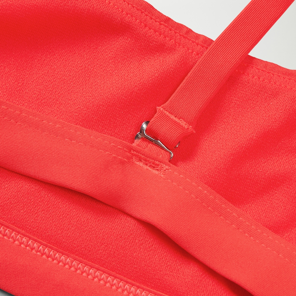 Rotes FLU3NTE Solid Convertible Bikinioberteil