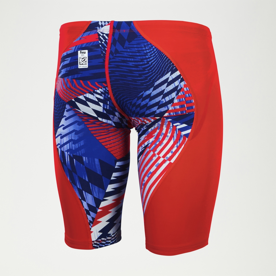Fastskin LZR Ignite  Schwimmhose für Herren Rot/Blau/Weiß