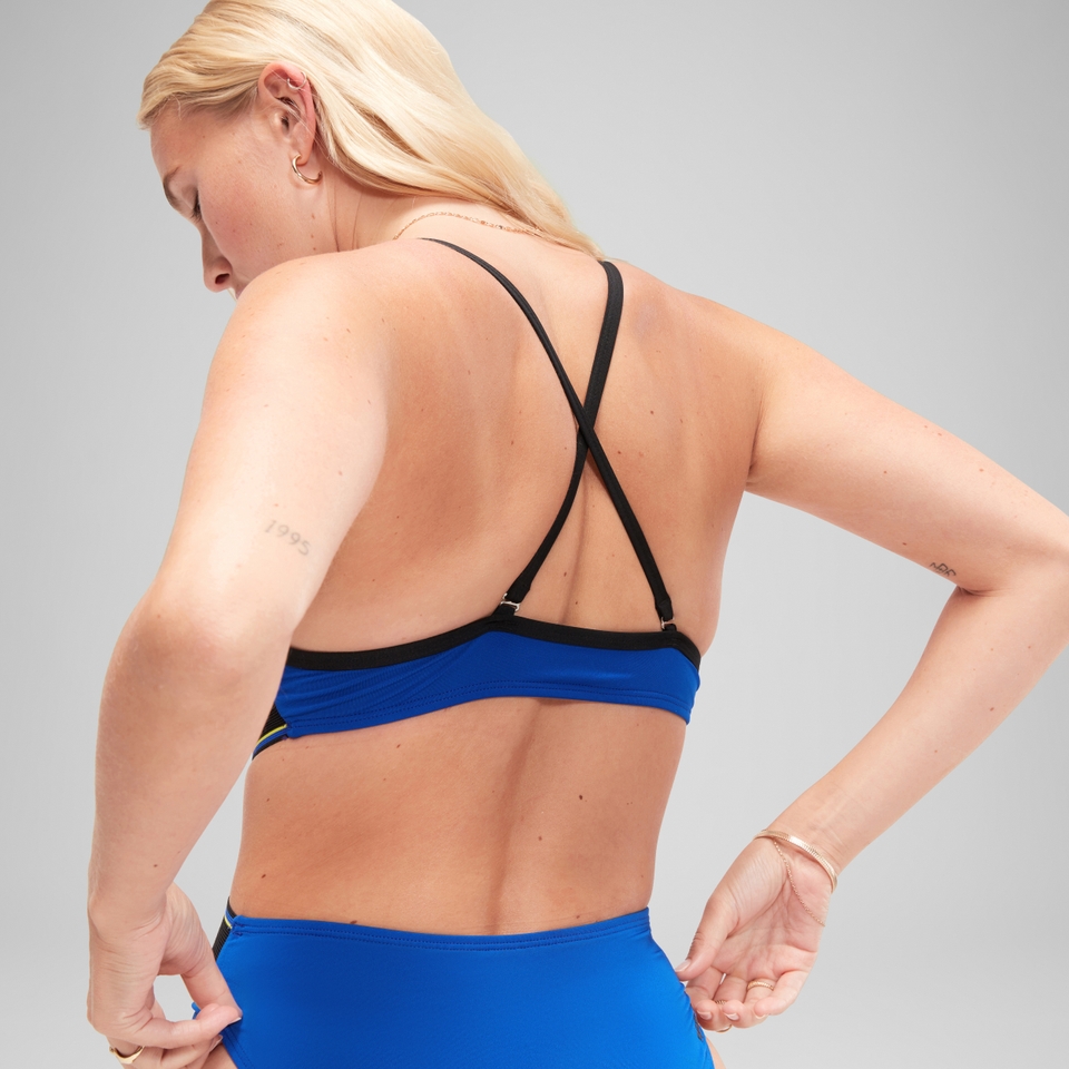 FLU3NTE Convertible Cut Out Swimsuit Blue