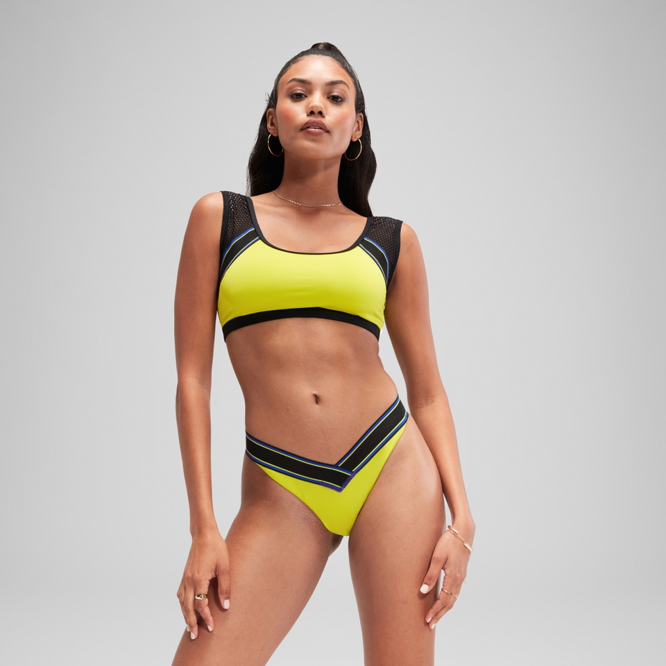 FLU3NTE V Scoop Bikini Bottom Green