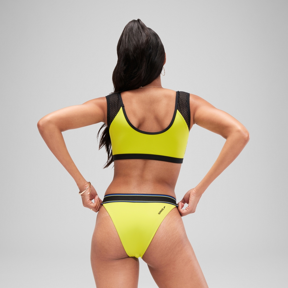 FLU3NTE V Scoop Bikini Bottom Green