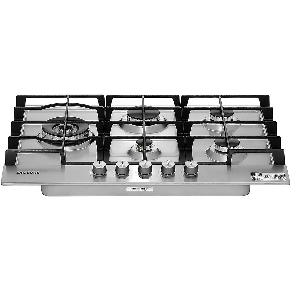 Samsung NA75J3030AS 75cm Gas Hob - Stainless Steel