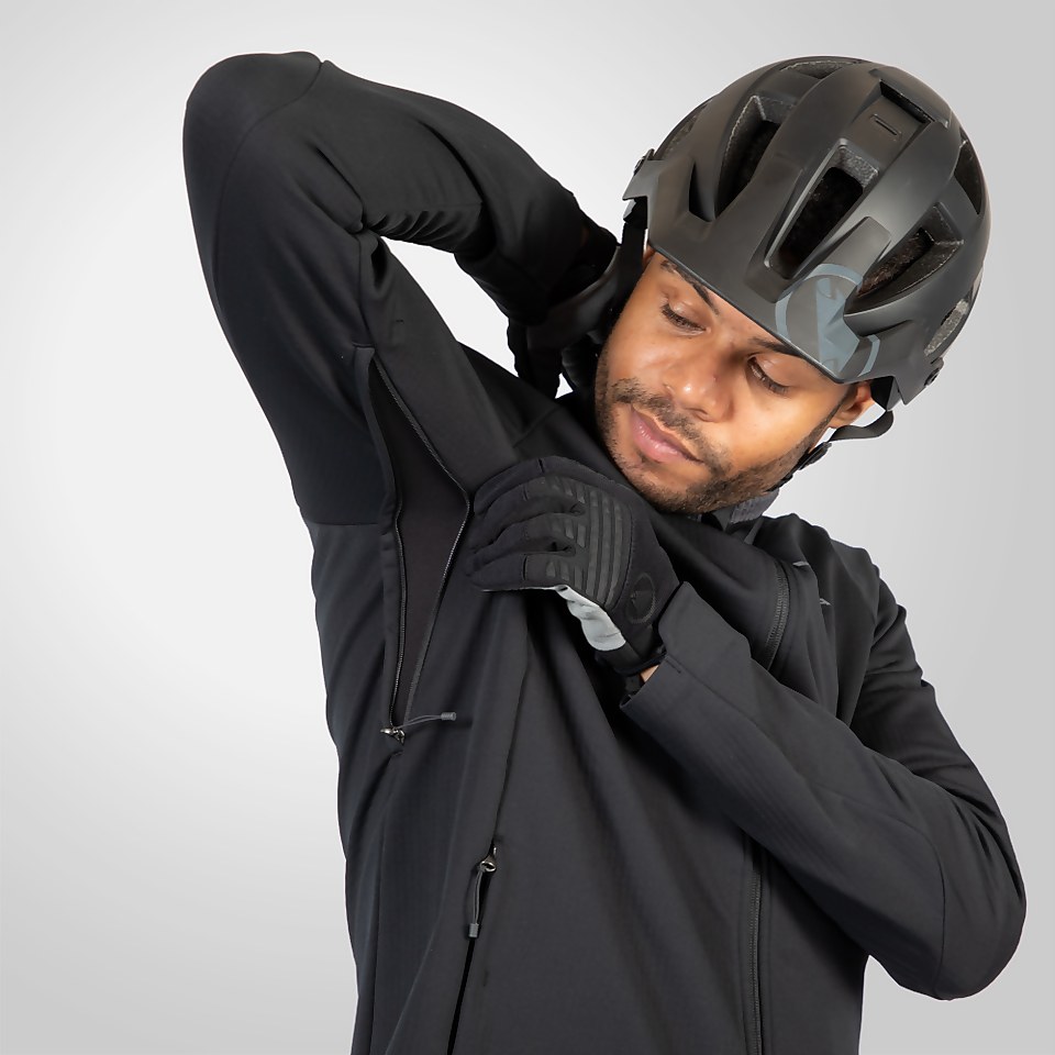 SingleTrack Softshell für Herren - Schwarz