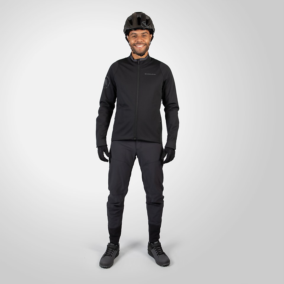 SingleTrack Softshell für Herren - Schwarz