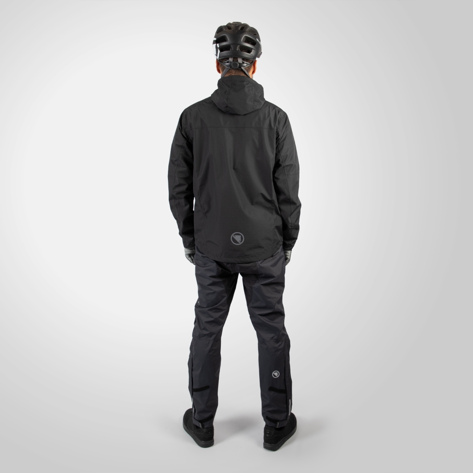 Hummvee 3-in-1 Wasserdichte Jacke für Herren - Schwarz