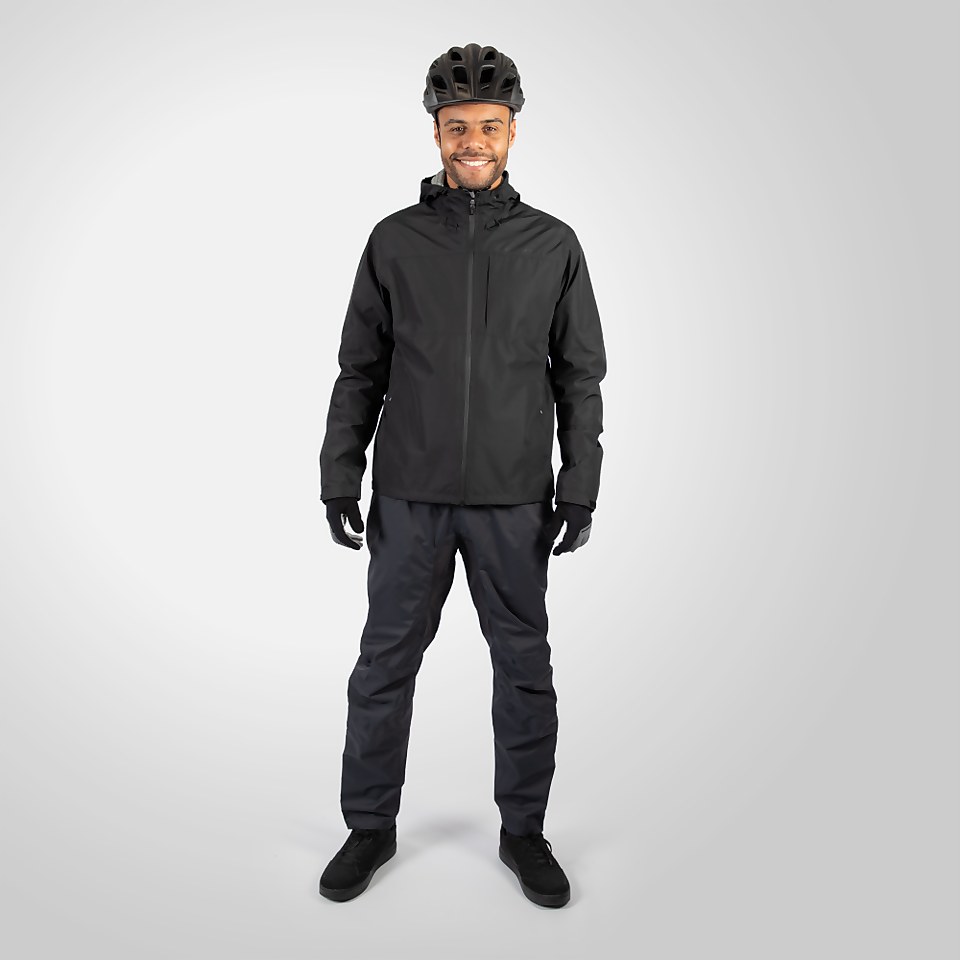Men's Hummvee 3-In-1 Waterproof Jacket - Black