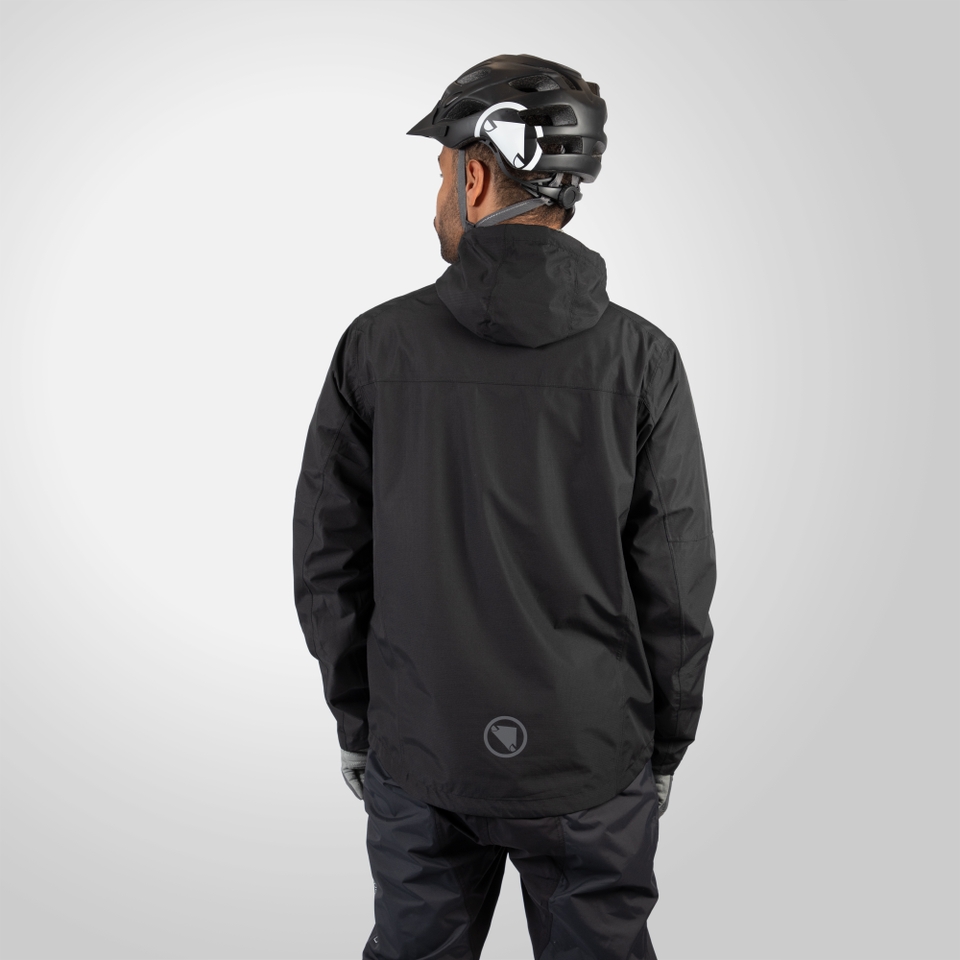 Hummvee 3-in-1 Wasserdichte Jacke für Herren - Schwarz