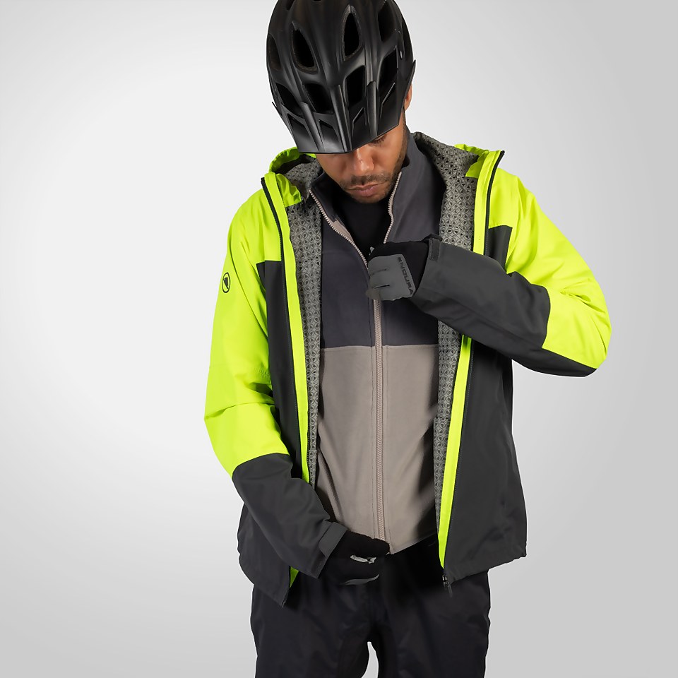Men's Hummvee 3-In-1 Waterproof Jacket - Hi-Viz Yellow