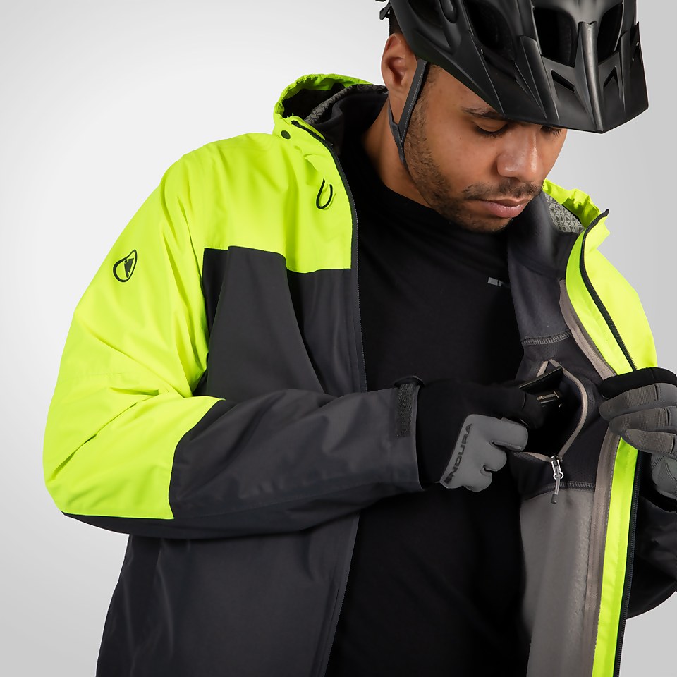 Men's Hummvee 3-In-1 Waterproof Jacket - Hi-Viz Yellow