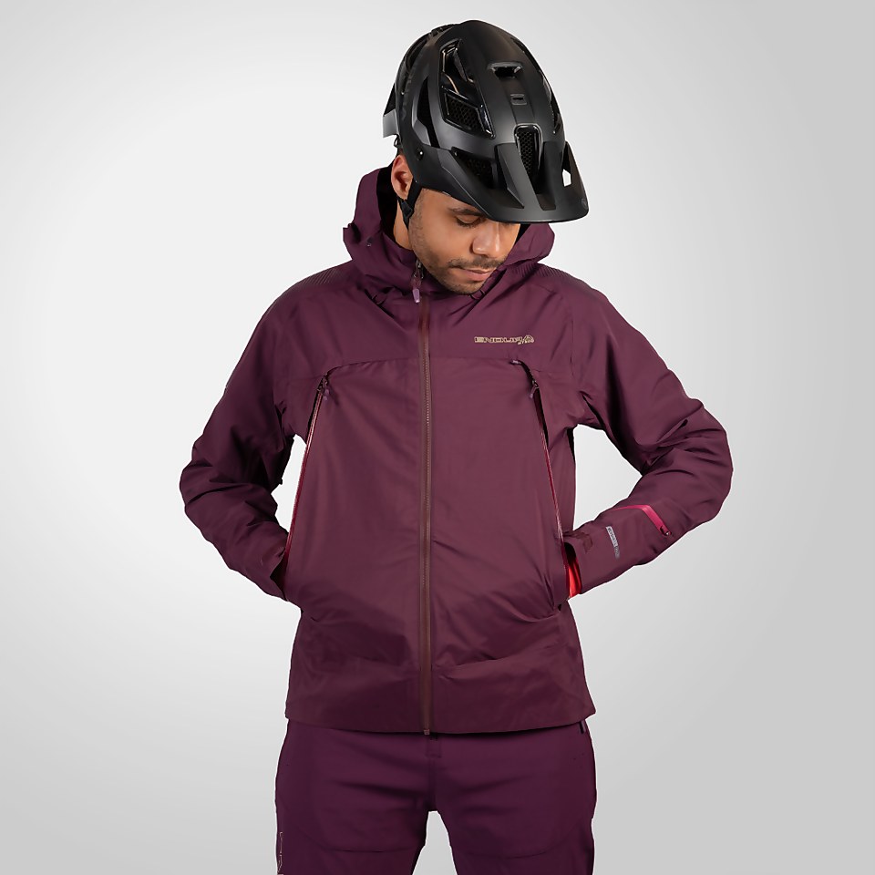 Men's MT500 Waterproof Jacket II - Aubergine