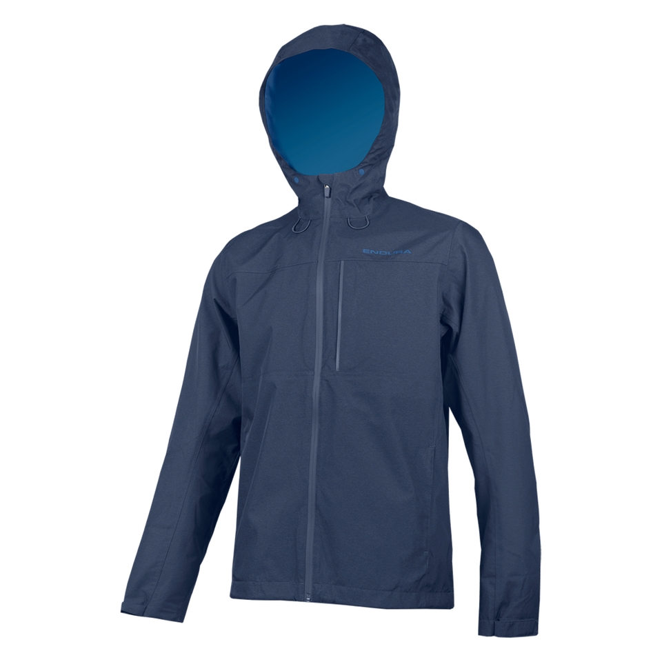 Hummvee Wasserdichte Kapuzenjacke für Herren - Ink Blue