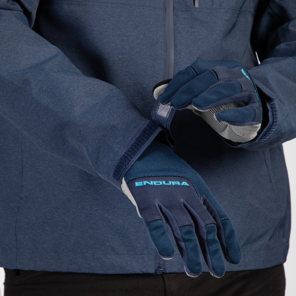 Hummvee Wasserdichte Kapuzenjacke für Herren - Ink Blue