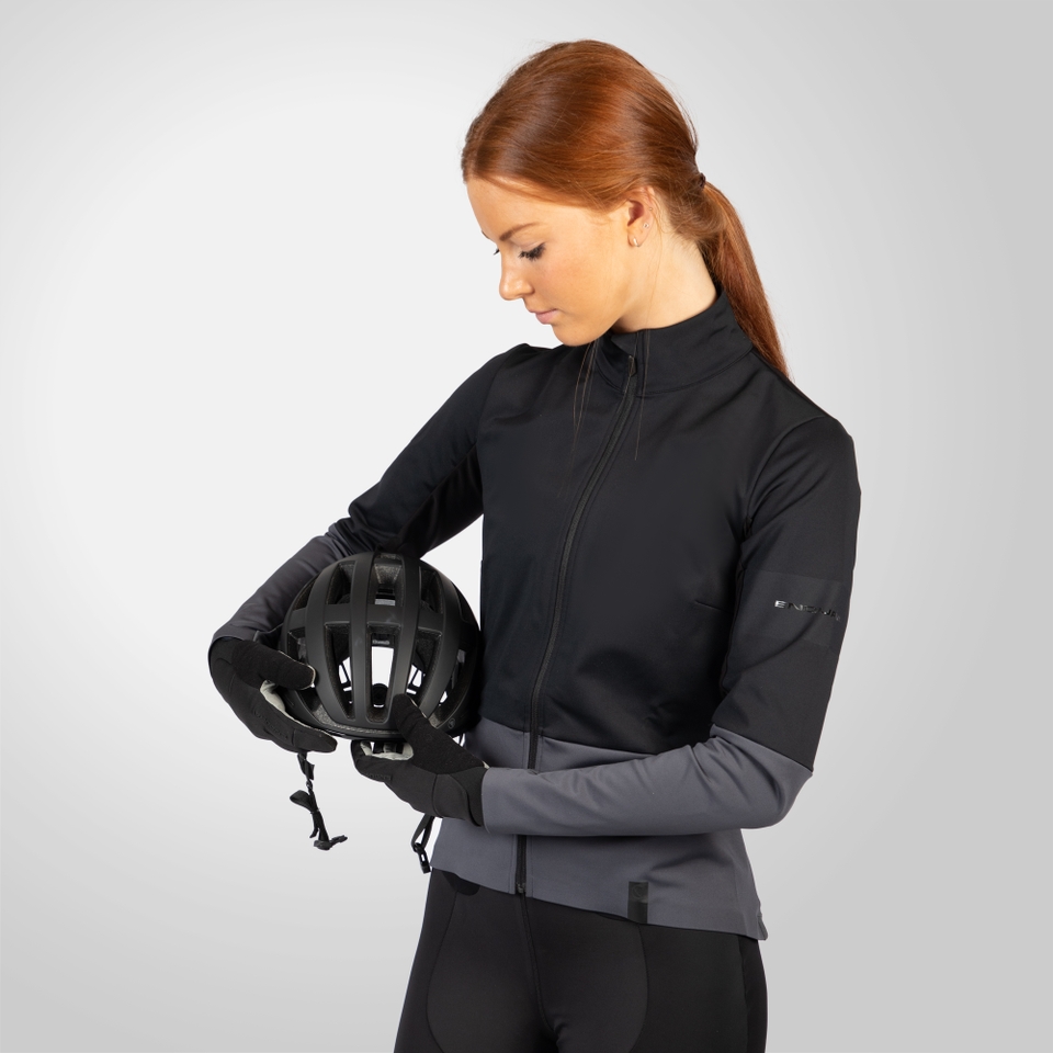 Women's FS260 Jetstream LS Jersey - Black