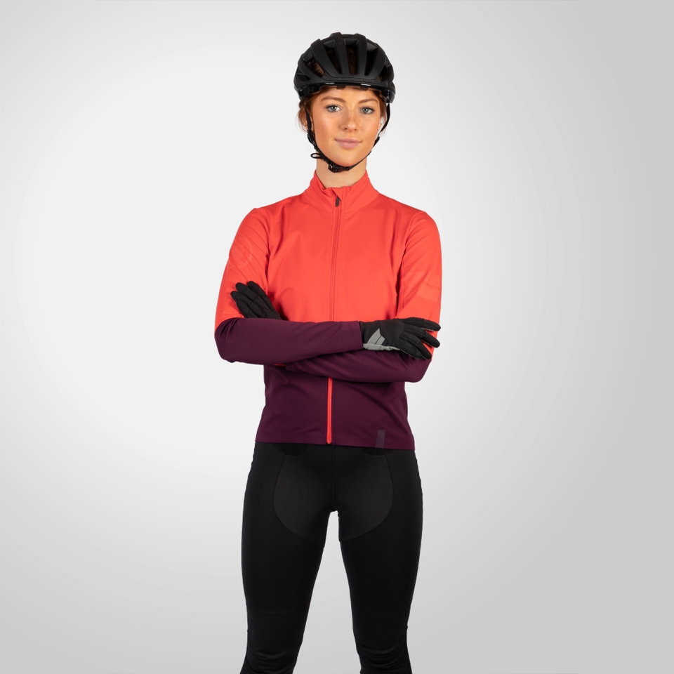 FS260-Pro Jetstream Trikot (langarm) für Damen - Aubergine