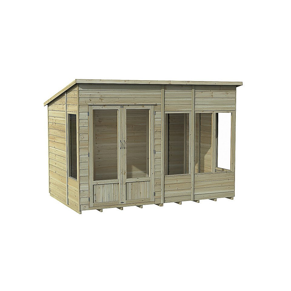 Oakley Overlap  Pent Summerhouse 10x6 (Home Delivery)