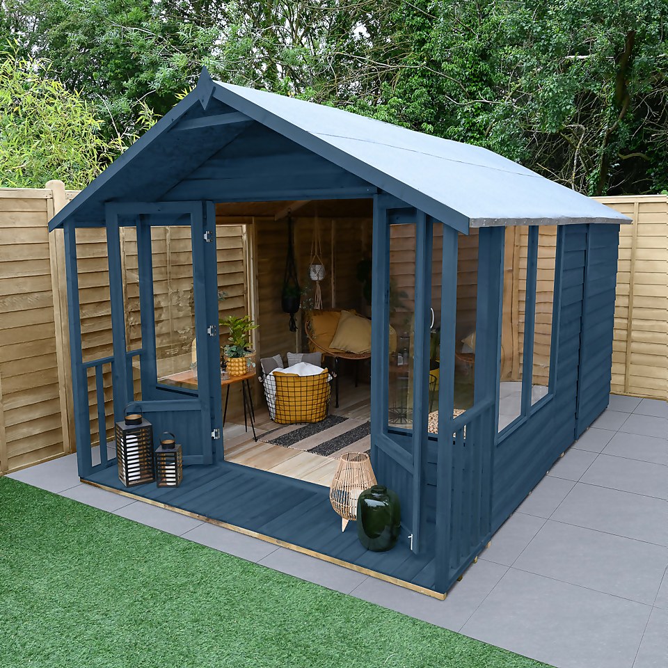 Oakley Overlap  Apex Summerhouse 8x12 (Home Delivery)