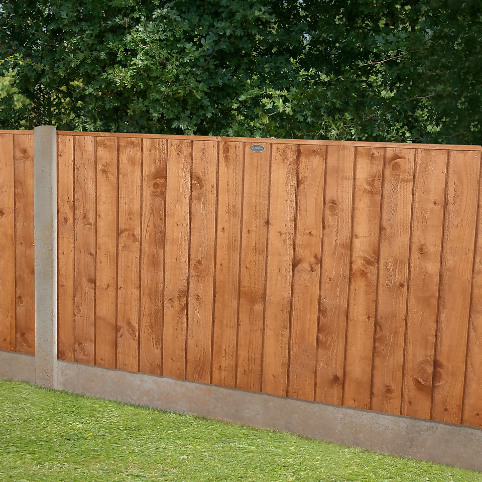 6ft x 3ft (1.828m x 0.918m) Closedboard Fence Panel - Pack of 4 (Home Delivery)