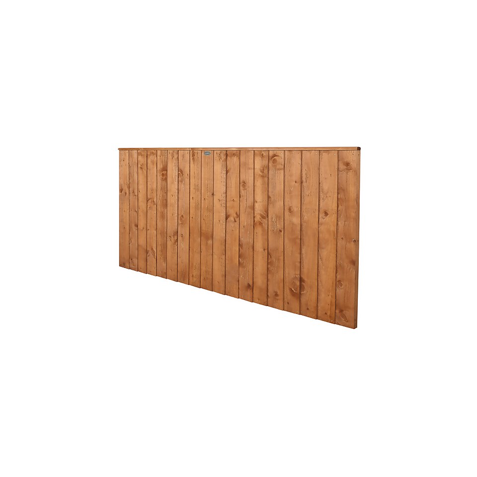 6ft x 3ft (1.828m x 0.918m) Closedboard Fence Panel - Pack of 5 (Home Delivery)