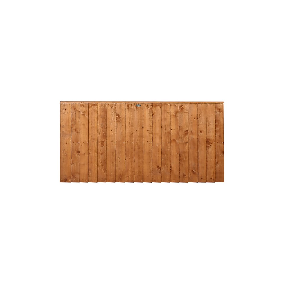 6ft x 3ft (1.828m x 0.918m) Closedboard Fence Panel - Pack of 5 (Home Delivery)
