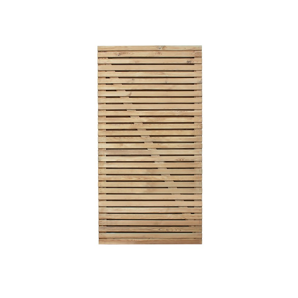 Double Slatted Gate 6ft (1.83m high) (Home Delivery)
