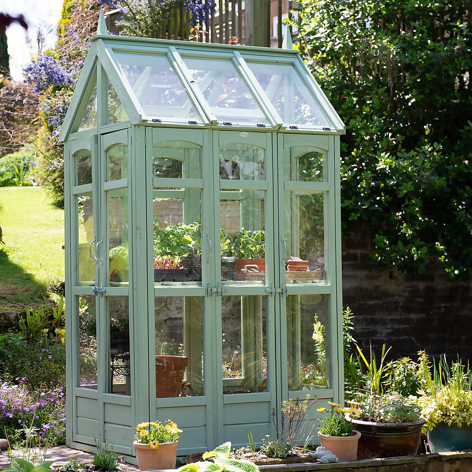 Forest Victorian Walk Around Greenhouse with Auto Vent (Home Delivery)