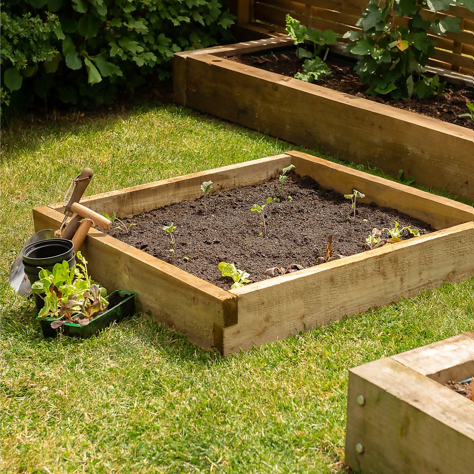 Caledonian Compact Raised Bed - 90 x 90cm (Home Delivery)