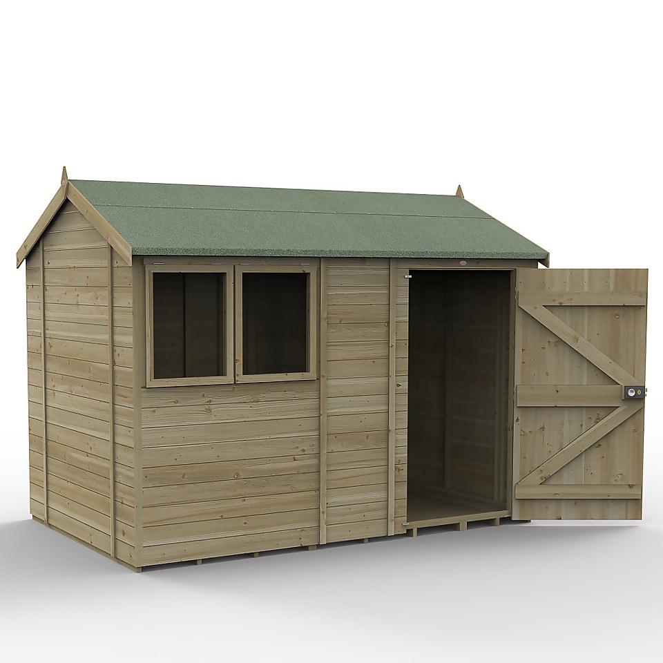 Timberdale 10x6 Reverse Apex Shed (Home Delivery)