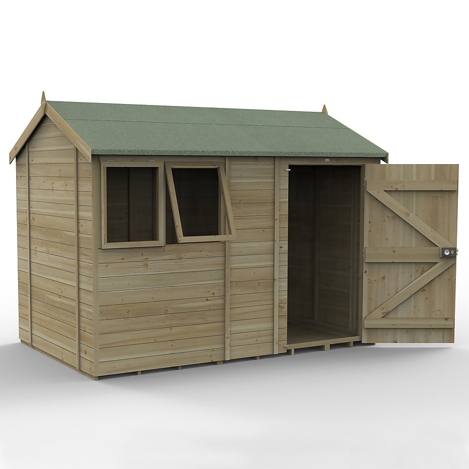 Timberdale 10x6 Reverse Apex Shed (Home Delivery)