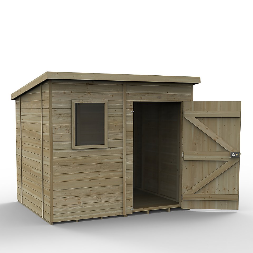 Timberdale 8x6 Pent Shed (Home Delivery)