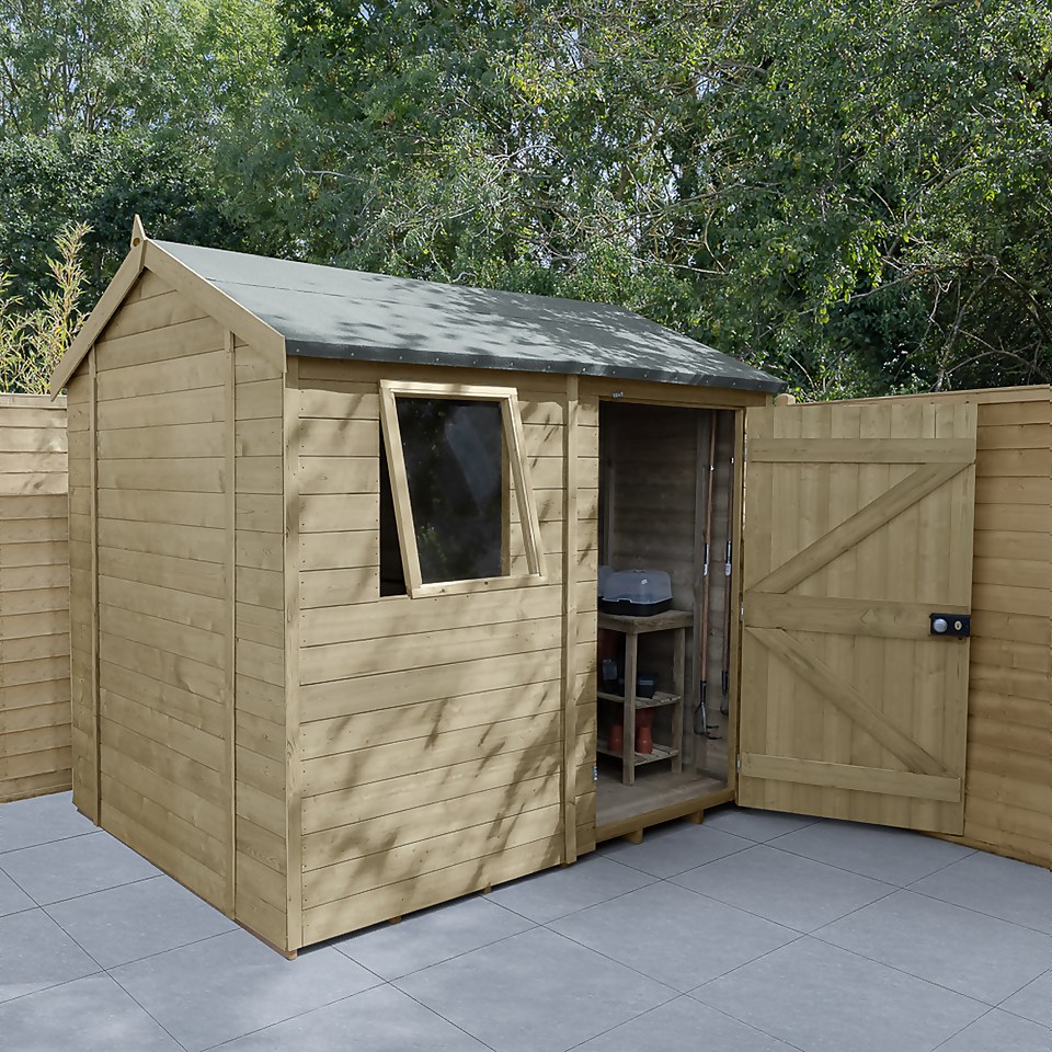 Timberdale 8x6 Reverse Apex Shed (Home Delivery)