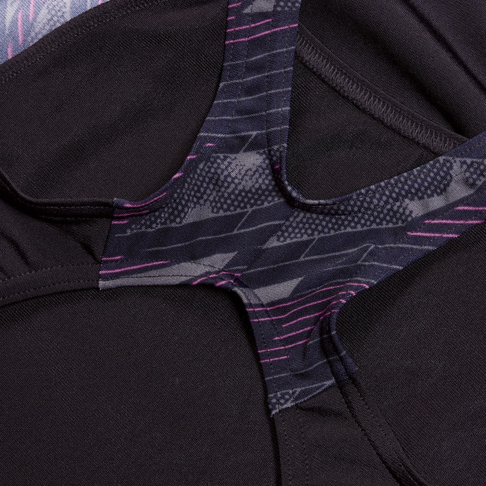 Women's HyperBoom Muscleback Swimsuit Black/Pink
