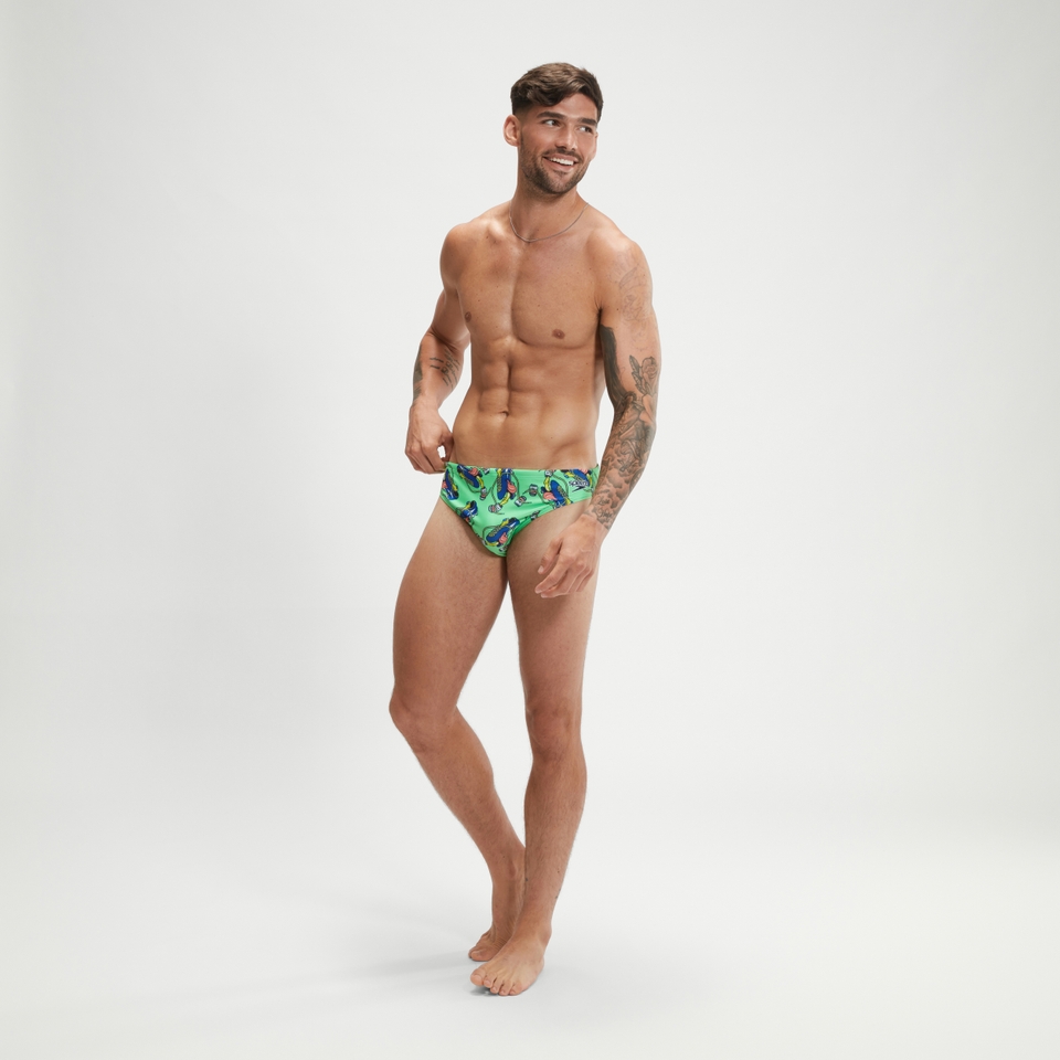 Men's Escape 5cm Brief Green