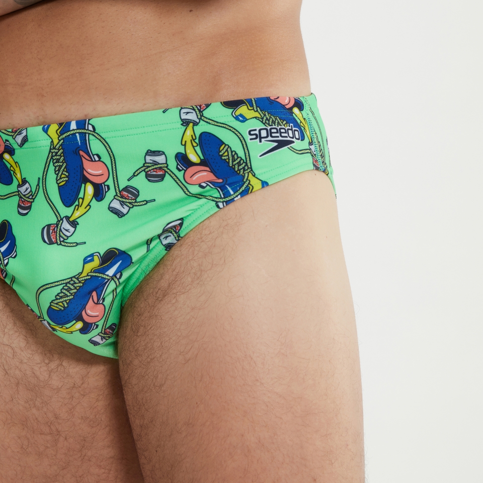 Men's Escape 5cm Brief Green