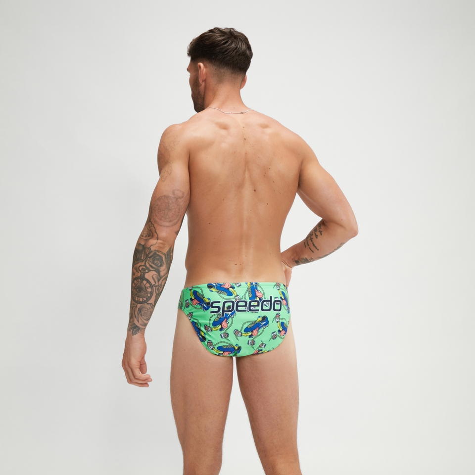 Men's Escape 5cm Brief Green