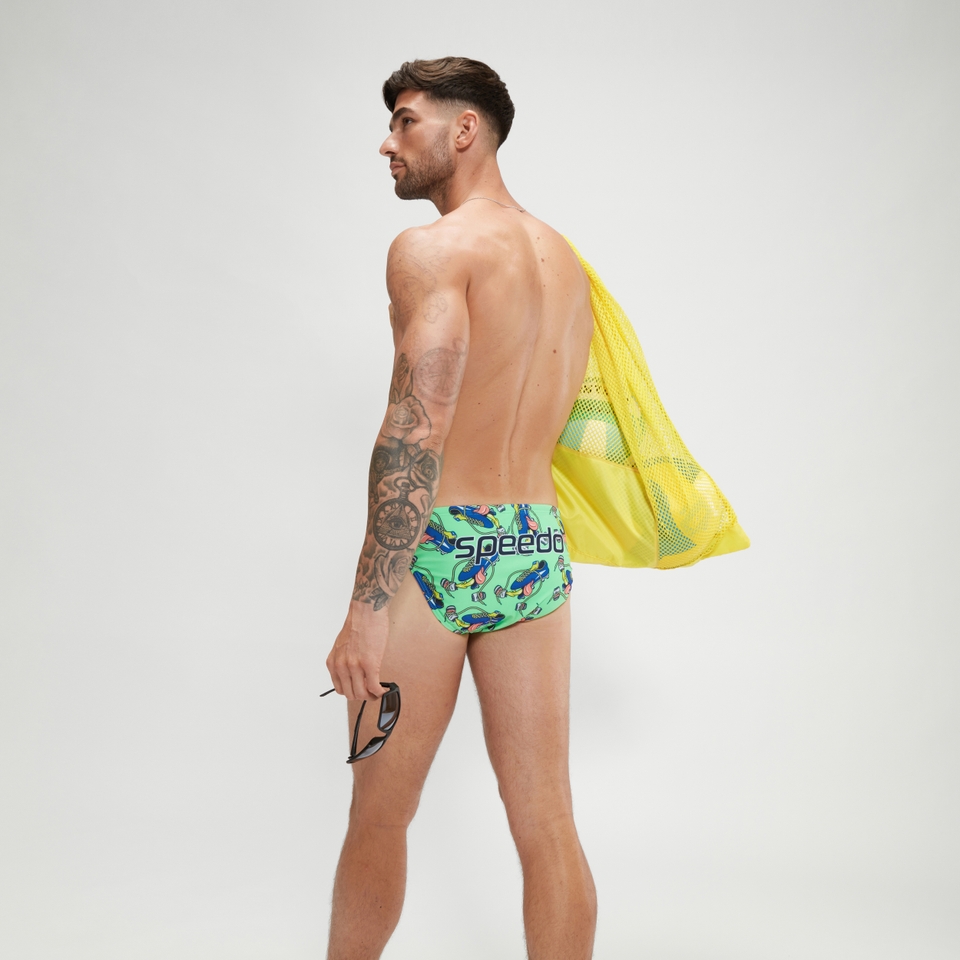 Men's Escape 5cm Brief Green