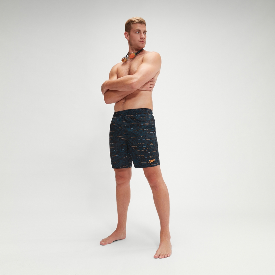 Men's Xpress Lite 18'' Swim Shorts Black/Blue