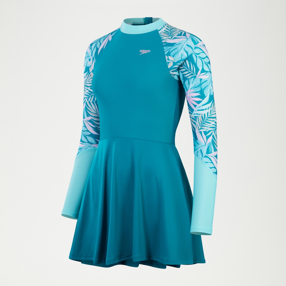 Langarm-Badekleid für Damen