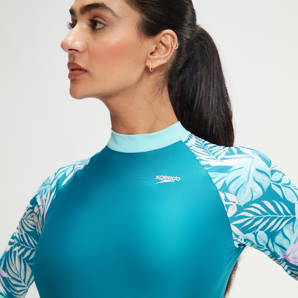 Langarm-Badekleid für Damen