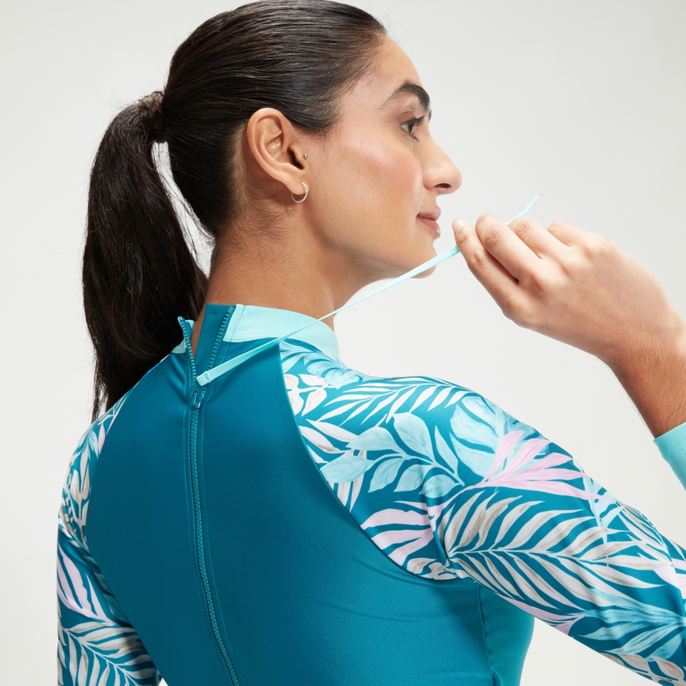 Langarm-Badekleid für Damen