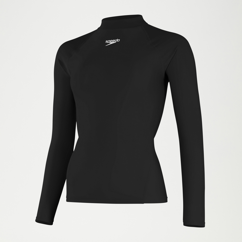 Women's Long Sleeve Rash Top Black