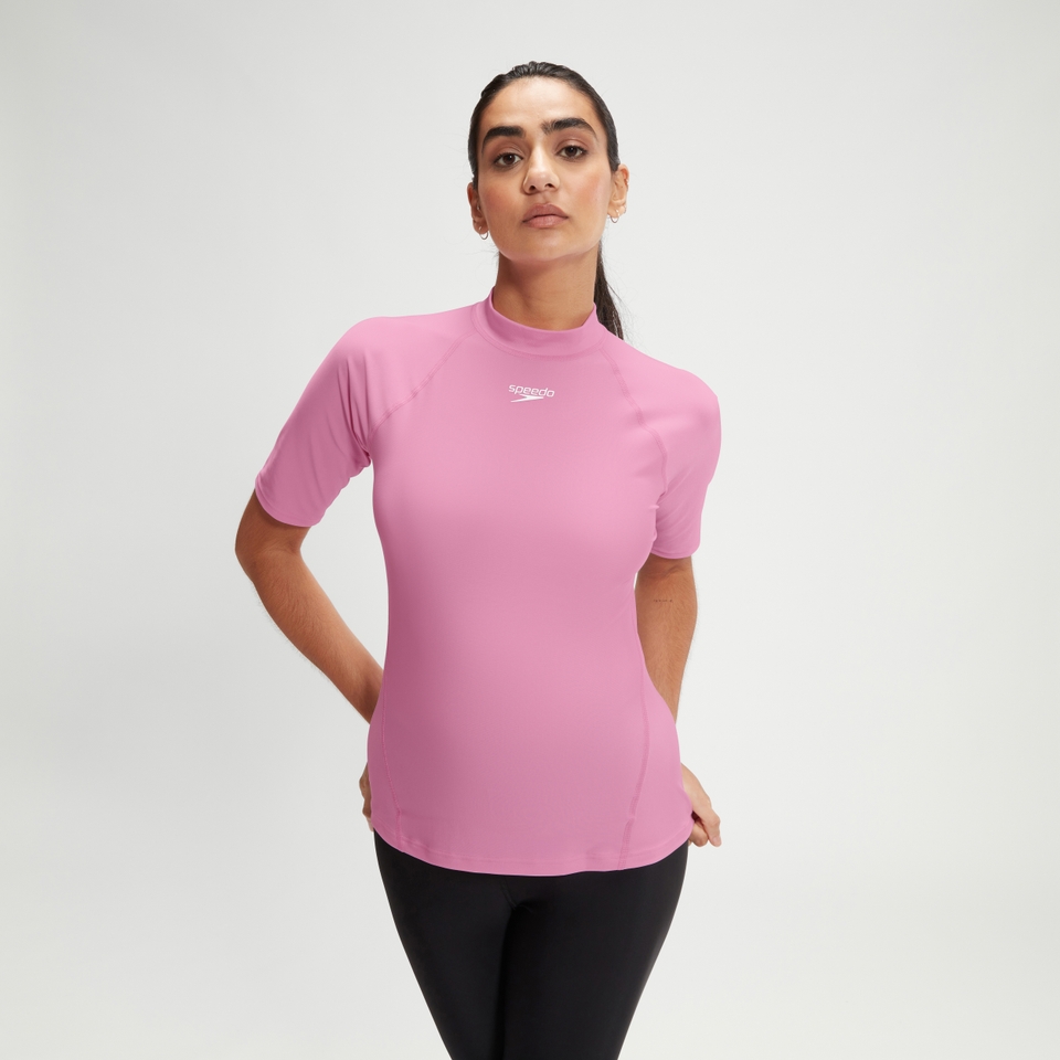 Kurzarm-Rash-Top für Damen
